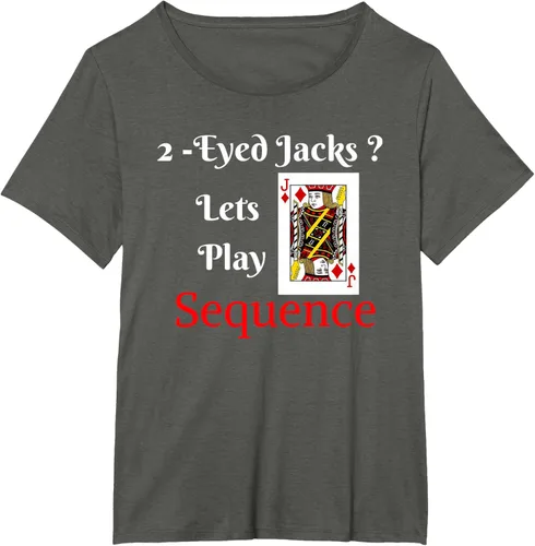 Miniatura 62 de Camiseta divertida con texto en inglés "I Have 2-Eyed Jacks Lets Play A Card Board Game