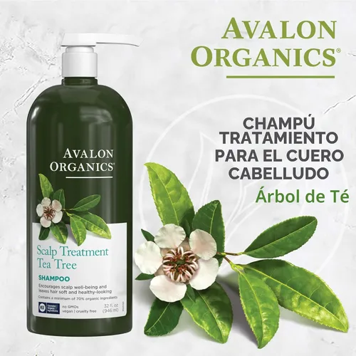 Miniatura 4 de Avalon Organics Champú de Coco y Pera Totalmente Natural, 11 Fl Oz