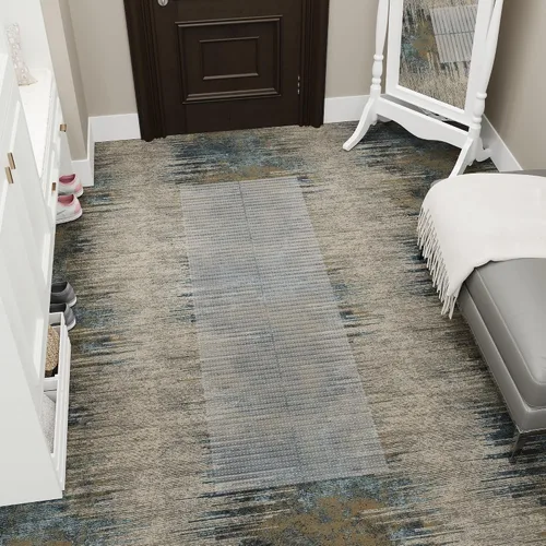 Miniatura 8 de Ottomanson Protector de alfombra para gatos de 26 x 5 pies, antideslizante, impermeable, alfombra de vinilo transparente y protector de alfombra