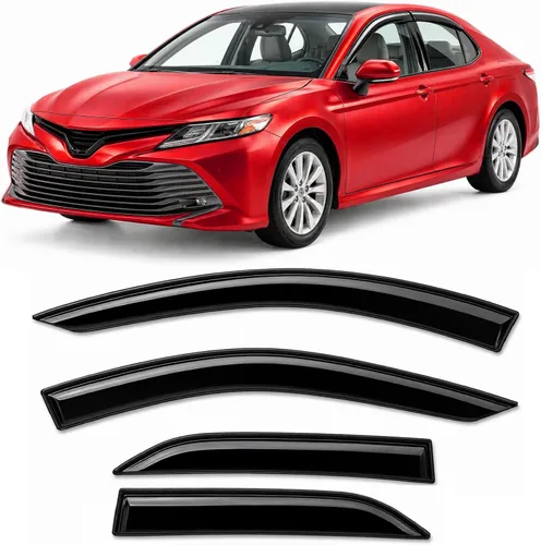 Miniatura 32 de 2016-2021 Protectores de Lluvia Adhesivos para Honda Civic Sedan, Deflectores de Visera Lateral EX EX-L LX Sport Touring, Sombras de Ventilación
