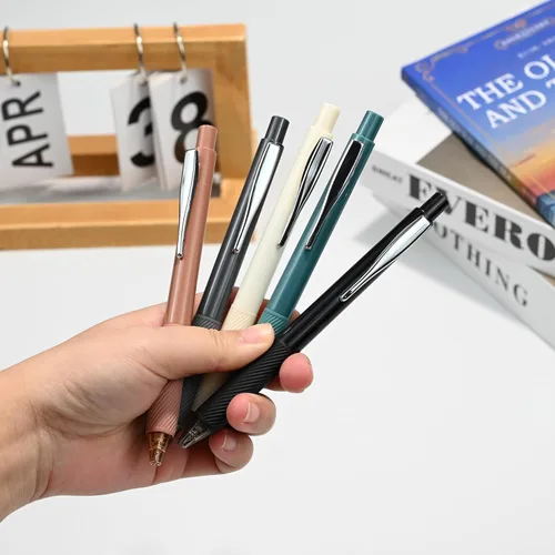 Miniatura 6 de Bolígrafos de gel de tinta negra de 0.020 in, bolígrafo de escritura suave de punta fina con agarre cómodo, adecuado para estudiantes, oficinas