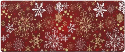 Miniatura 7 de Tapete de baño de Feliz Navidad, antideslizante, de secado rápido y absorbente, tierra de diatomeas, fregadero, dormitorio, cocina, lavable, tapete