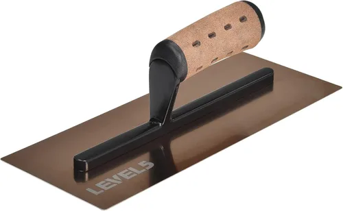 Miniatura 7 de LEVEL5 Paleta plana para paneles de yeso de 16" x 4.75" 0.7 MM Acero inoxidable triple endurecido, mango de alto impacto Paneles de yeso