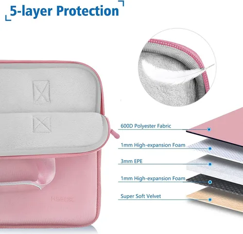 Miniatura 3 de HSEOK manga para portátil, estilo lóbulo / marroquí, tela de lona, bolsa funda para 12.9 iPad Pro / 13.3 pulgadas MacBook Air & Pro con funda