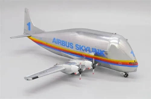 Miniatura 5 de Alas JC para aeronave AERO SPACELINES Super Guppy para Airbus SKYLINK 377SGT F-BTGV 1/200 DIECAST modelo preconstruido