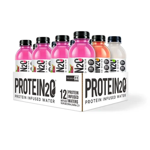 Miniatura 7 de Protein2o Paquete variado de agua con infusión de proteína de suero de leche y energía (botella de 16.9 onzas)