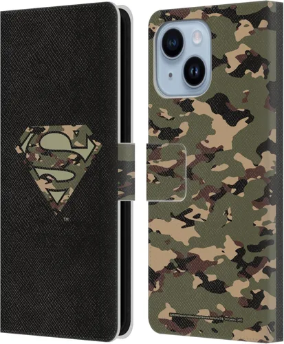 Miniatura 105 de Head Case Designs Funda de piel con licencia oficial de Superman DC Comics con logotipos negros y rojos compatible con Apple iPhone 11