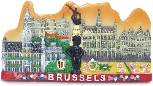Miniatura 7 de WitnyStore Tiny Kapellbrücke Chapel Bridge Lucerna Suiza Suiza Europa Central Atracciones Turísticas Resina Refrigerador Imán Viajero Recuerdos
