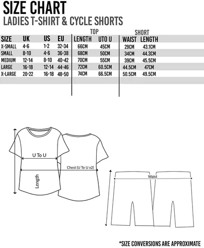 Miniatura 7 de DC Comics Harley Quinn Pyjamas Womens Mad Love T-shirt & Cycling Short Set