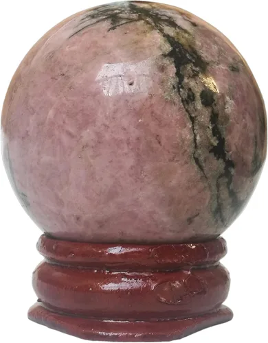 Miniatura 7 de Escultura de esfera de adivinación de cristal curativo de labradorita negra de 1.575 pulgadas, bola de piedras preciosas, colección decorativa
