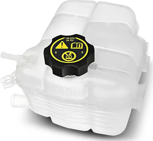 YHTAUTO Tanque de expansión de depósito de desbordamiento de recuperación de refrigerante del motor con tapa presurizada para Chevrolet Cruze 10-16,