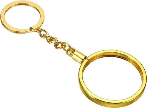 Miniatura 7 de PATIKIL AA Coin Holder Keychain, Round Medallion Holder with Metal Key Ring for AA Coin Medallion