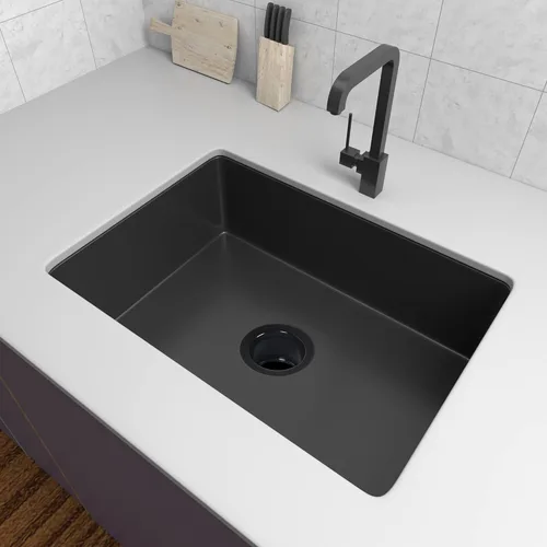 Miniatura 4 de LQS Brida de fregadero extendida, brida profunda para fregaderos de cocina, apto para orificio de drenaje estándar de fregadero de 3-1/2 pulgadas