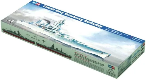 Miniatura 2 de Hobby Boss Naves modelo de acorazado de Estrasburgo de la Armada francesa