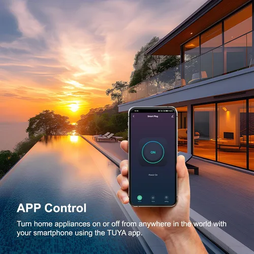 Miniatura 5 de Enchufe inteligente, enchufes WiFi funcionan con Alexa y Google Assistant, toma inteligente con temporizador y controlador de grupo, salida WiFi