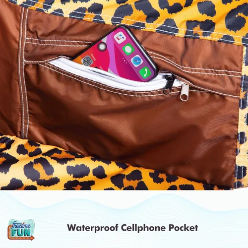 Miniatura 6 de Freetime Fun Tumbona inflable para piscina, piscina, lago, río, silla flotante de tela resistente, silla convertible 2 en 1, leopardo, camuflaje