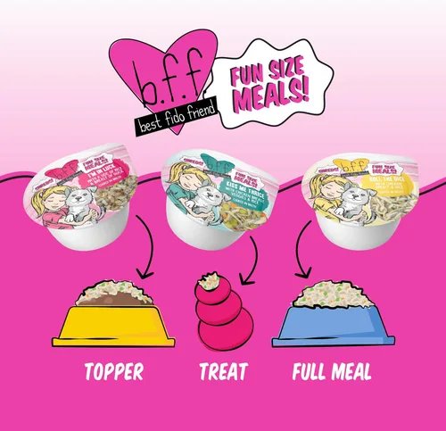Miniatura 5 de Weruva Best Fido Friend Comidas Tamaño Divertido para Perros, Kiss Me Thrice, Taza de 2.75oz, Paquete de 12