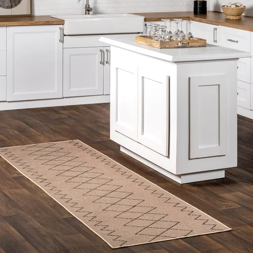 Miniatura 34 de nuLOOM Kasie Natural - Alfombra de 5 x 8 pies, lavable a máquina, antideslizante, para sala de estar, dormitorio, habitación de los niños, 2-Natural