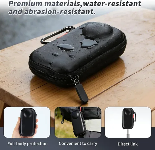 Miniatura 5 de Kit de protección de cámara para insta 360 X4 Air Accesorios Incluye-Protector de pantalla/Protector de lente/cubierta protectora de silicona/funda