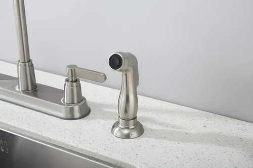 Miniatura 6 de Accesorio de pulverización de fregadero de ajuste universal, cabezal rociador lateral de cocina, cabezal rociador extraíble, acabado de níquel