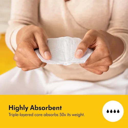 Miniatura 4 de Medela Almohadillas de lactancia ultra transpirables, altamente absorbentes, súper suaves, diseño discreto para un uso cómodo, paquete de 120