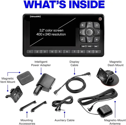 Miniatura 9 de SiriusXM Roady BT - Radio satelital para vehículos: disfruta de SiriusXM a través de tu estéreo de coche existente (RoadyBT SXVRBT1)