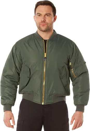 Miniatura 4 de Rothco Enhanced Nylon Bomber Jacket Flight Style Cold Weather Winter Coat