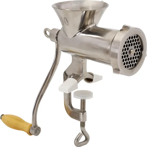 LEM Products - Picadora a mano de acero inoxidable con pinzas para fijar n° 10