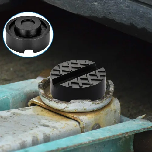 Miniatura 8 de Jack Pads - Adaptador de goma universal para el suelo de la carretilla de goma para el lado de soldadura por pellizcos (paquete de 2)