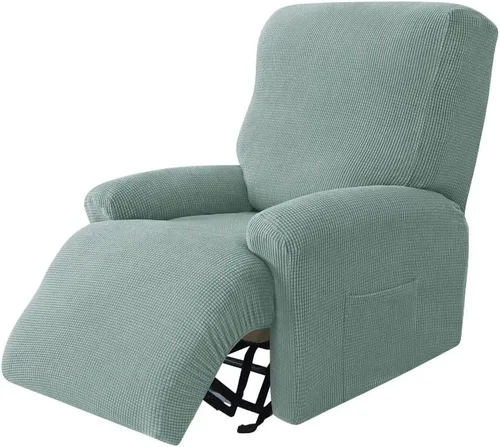 Miniatura 12 de Konsilsa Fundas para sofá reclinable de 1/2/3/4 plazas, funda elástica para sillones reclinables, funda para sillón reclinable, funda Tela 1-22