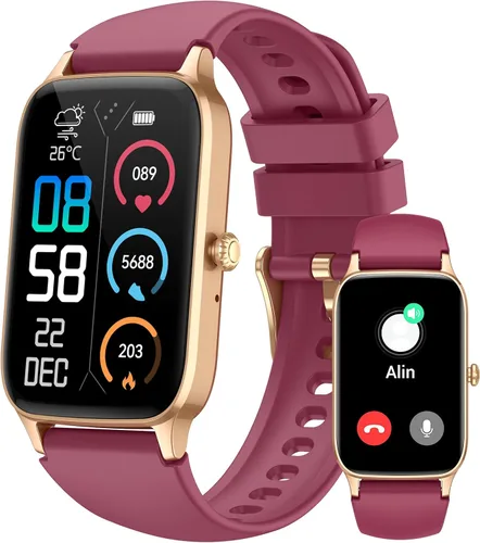 Reloj inteligente para mujeres y hombres, reloj inteligente de 1.57 pulgadas (respuesta/hacer llamada), nuevo rastreador de fitness 2025 con 110