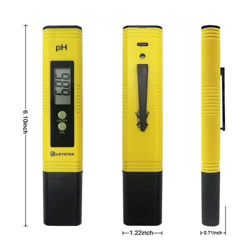 Miniatura 4 de KETOTEK Medidor digital de pH para agua, medidor de pluma de pH con ATC, probador de pH con rango de medición de 0.00-16.00ph para agua potable