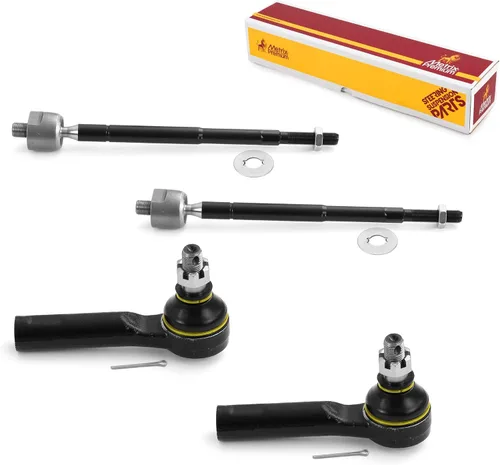 Miniatura 77 de Metrix Premium Chassis Parts - Juego de 4 barras de acoplamiento interior y exterior para Audi A3 15-16, Seat Leon 06-20 (México), 09-17 Volkswagen