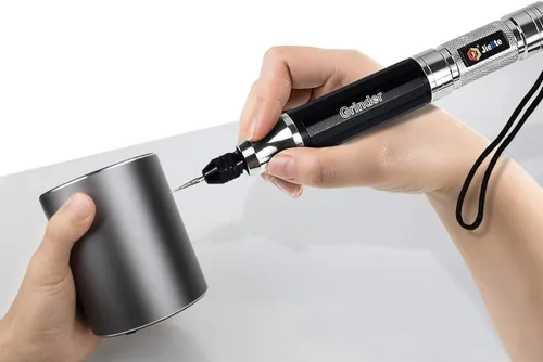 Miniatura 2 de Bolígrafo de grabado, kit de herramientas de grabado eléctrico portátil, máquina grabadora recargable para metal, vidrio, madera, cuero, joyería