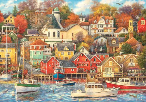 Miniatura 2 de Clementoni 1500 el. HQ Good Times Harbor [Puzzle]