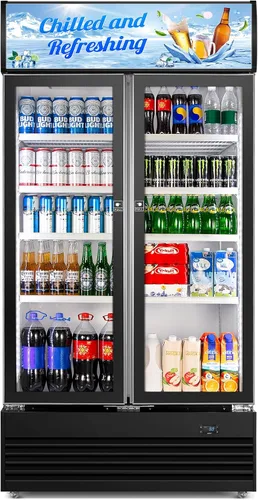 Miniatura 12 de Refrigerador Enfriador de Vinos de 8 Botellas, Refrigerador Pequeño de Vino, Mini Refrigerador de Vino de Encimera con Puerta de Vidrio, Bodegas