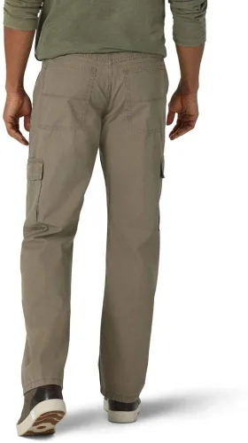 Miniatura 2 de Wrangler Authentics Pantalón cargo de sarga de ajuste relajado para hombre