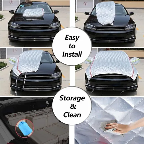 Miniatura 6 de Protector de granizo para automóvil, compatible con Tesla Modelo 3, cubierta impermeable para todo tipo de clima, cubierta exterior de protección