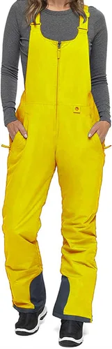 Miniatura 7 de Baberos de nieve para mujer, impermeables, aislados, para esquí, snowboard, invierno, cálidos, overoles, trajes de nieve Ripstop