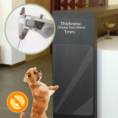 Miniatura 2 de In hand Protector transparente de arañazos para puerta de mascotas, protege tus muebles, cubierta flexible de lujo resistente