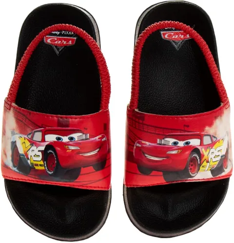 Disney Minnie Mouse, Encanto, Mickey, Lightning McQueen, Frozen Elsa Anna Girl - Sandalias de verano para niños con correa trasera para la playa,