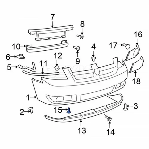 Miniatura 5 de Rexka 100 unids M6.3 Splash Shield Cubierta de la rueda Cubierta de parachoques Retenedor Clip Pin Remache para Jeep Dodge Ram Chrysler 6501916 GM