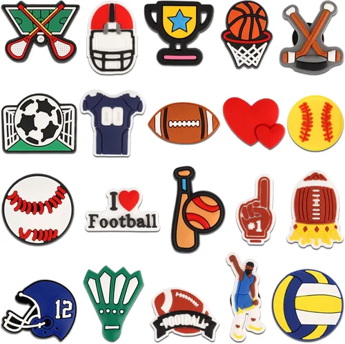 Miniatura 2 de vshougou Lot of 35,42,50,80pcs PVC Different Shape Shoe Charms for Shoe Decoration