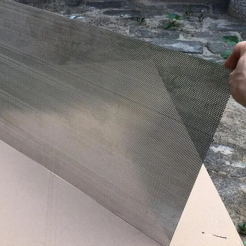 Miniatura 3 de Hojas de metal perforadas de 19 calibre, malla de metal expandido, apertura de 1.5mm, 0.06 pulgadas (aproximadamente 1/16") 36"x18" Hoja de acero