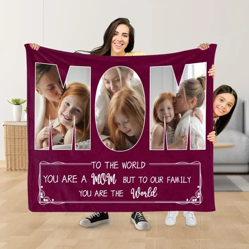 Miniatura 9 de SalaGraphics Manta personalizada con fotos, texto, regalos personalizados para parejas, mantas con fotos con mis propias fotos, mantas 5 Fotos