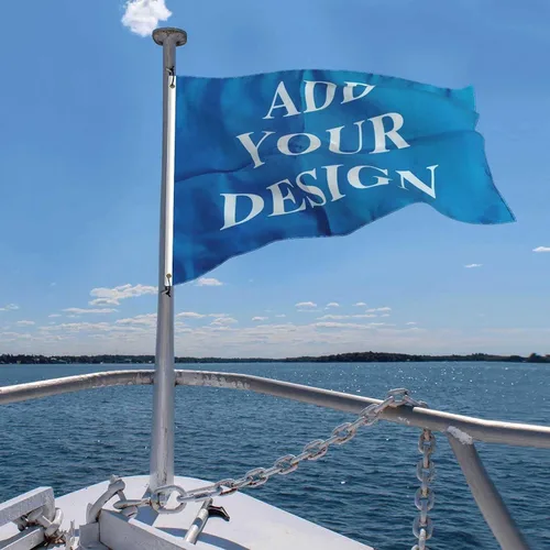 Miniatura 5 de 3 banderas pequeñas personalizadas para barco (solo bandera) (20 x 30 pulgadas)