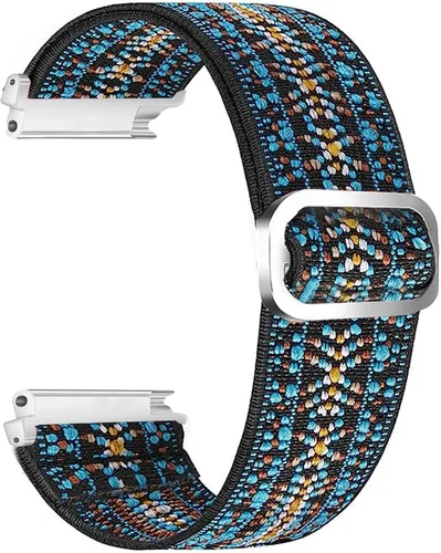 Miniatura 2 de Compatible con correas de reloj inteligente AITAFY, correa de repuesto ajustable de nailon elástico Sahouden compatible con AITAFY ID207/FVYAO