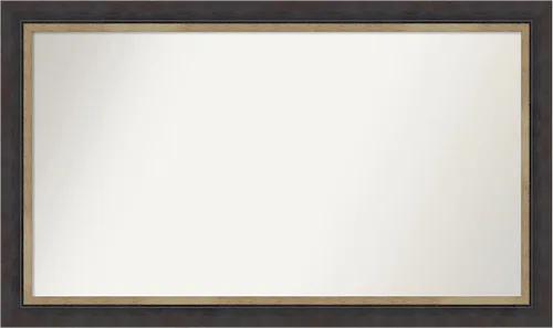 Miniatura 379 de Amanti Art Espejo personalizado, espejo de baño negro Astor, espejo de pared o espejo de tocador de baño sobre el fregadero (25 x 25 pulgadas)