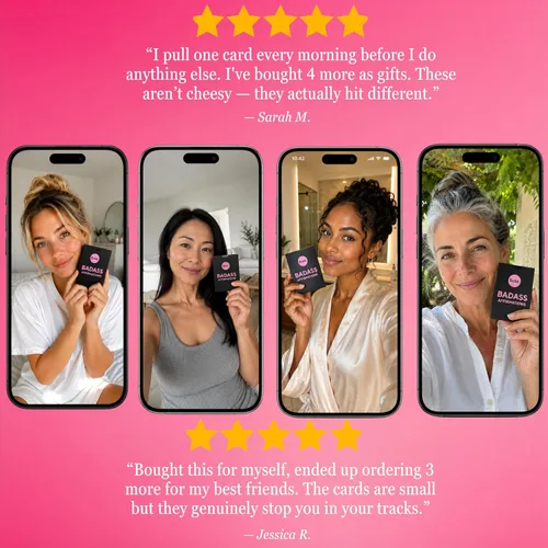 Miniatura 6 de Bold. Badass - Tarjetas de afirmación – 100 afirmaciones motivacionales e inspiradoras diarias para mujeres, regalos para mujeres, mejor amiga