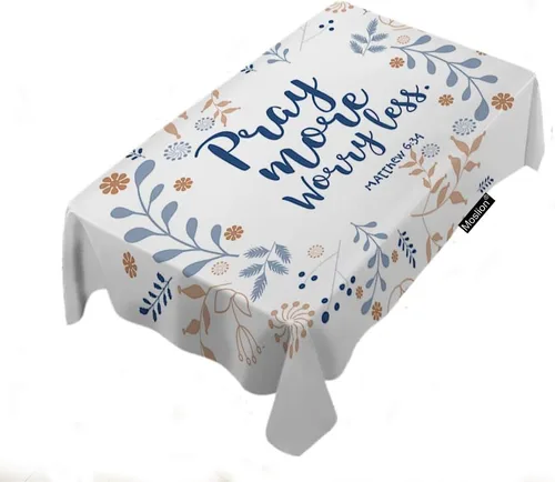 Miniatura 14 de Moslion Mantel rectangular de 52 x 70 pulgadas para cocina, comedor